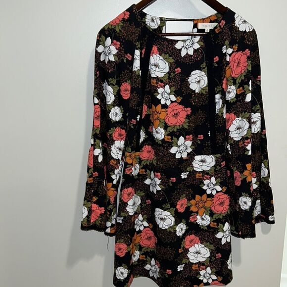 Copper Key Boho Floral Dress/ Romper Small - Picture 1 of 10